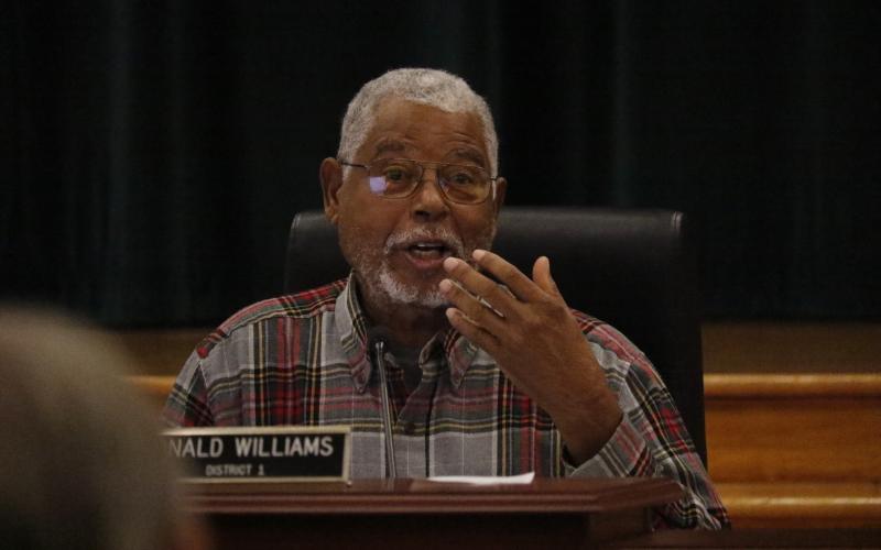 County Commission Chairman Ron Williams said even with the slight increase in the fire assessment, the county is still subsidizing the Columbia County Fire Rescue from the general fund. (JAMIE WACHTER/Lake City Reporter)