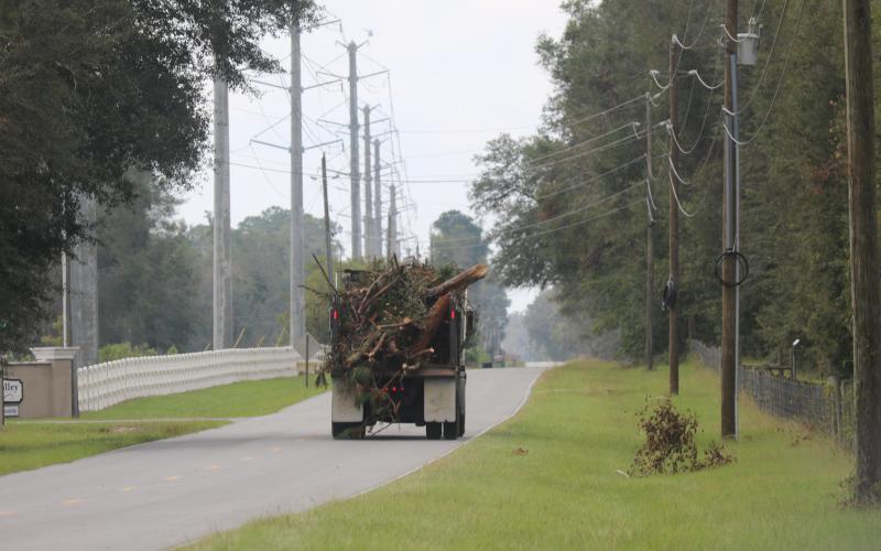 Columbia County is seeking out certified contractors to help out with debris cleanup after Hurricane Helene. (FILE)