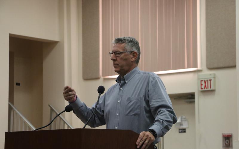 Columbia County Schools Assistant Superintendent Todd Widergren said Zyscovich, which was awarded the bid as the architect for the new Eastside Elementary School design, has worked well on the new Niblack Elementary School project. (MORGAN MCMULLEN/Lake City Reporter)