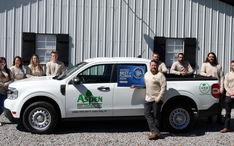 Aspen Pest Control was named one of the best pest control companies in Florida with a Guide to Florida Best of Florida award. (COURTESY)