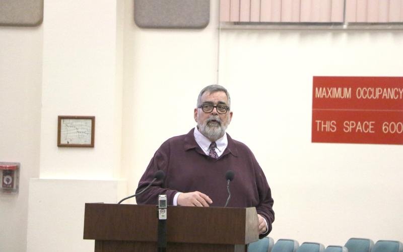 County Manager David Kraus said under the agreement with the City of Lake City to operate the sewer plant at the North Florida Mega Industrial Park, the two agencies would divide the revenue or deficit with each other. (MORGAN MCMULLEN/Lake City Reporter)