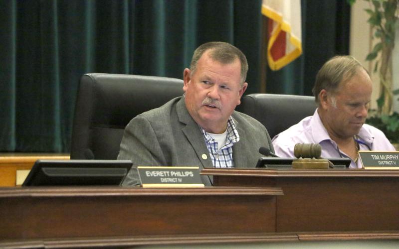 County Commission Chairman Tim Murphy, who previously served on the Lake Shore Hospital Authority board, said he feels the LSHA is ‘taxation without representation’ since it is a governor-appointed board. (MORGAN MCMULLEN/Lake City Reporter)