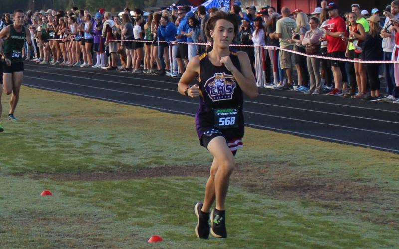 The Columbia boys cross country team placed sixth at the District 2-3A meet on Saturday to qualify for regionals. (COURTESY)