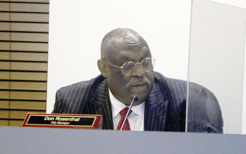 Lake City Manager Don Rosenthal received a salary increase to $175,000 during Monday’s Lake City Council meeting following a six-month evaluation from the council. Rosenthal had requested an increase to $185,000. (MORGAN MCMULLEN/Lake City Reporter)