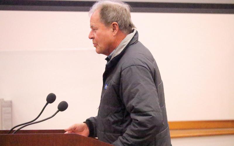 Scott Stewart, who owns the Cornerstone Crossing at 47 property, said the funding will help him move forward with developing the site at Interstate 75. (JAMIE WACHTER/Lake City Reporter)