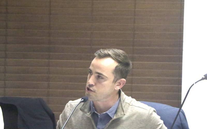 Lake City Mayor Noah Walker said the strategic plan from Serafin would be great for the city. (MORGAN MCMULLEN/Lake City Reporter)