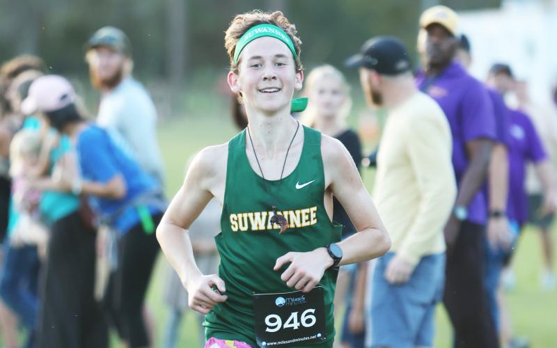 Suwannee freshman Logan Haley is the LCR’s Boys Runner of the Year. (PAUL BUCHANAN/Lake City Reporter)