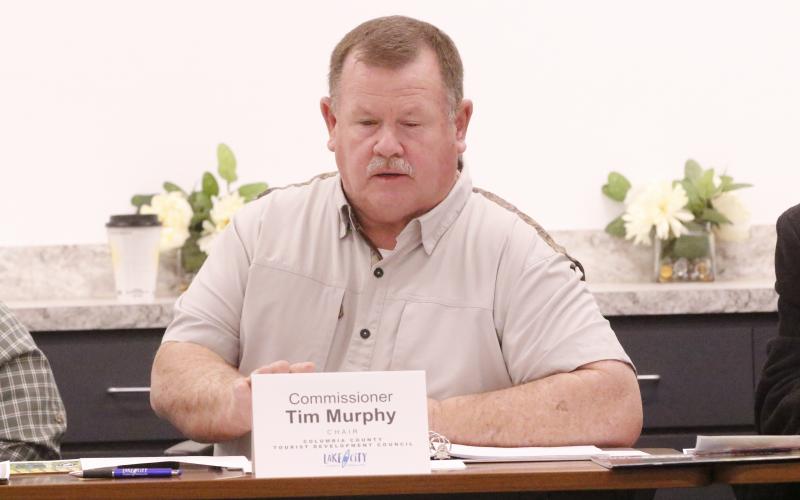Tourist Development Council Chair Tim Murphy said it was clear when the board approved providing funding for the Wilson Park amphitheater it was contingent on the City of Lake City obtaining CDBG grant funds. (JAMIE WACHTER/Lake City Reporter)