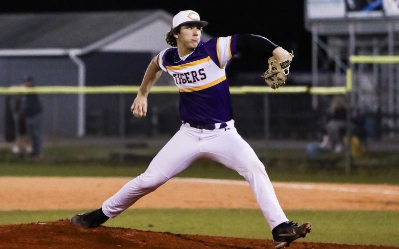 Columbia pitcher Ayden Phillips pitches last season. (FILE)