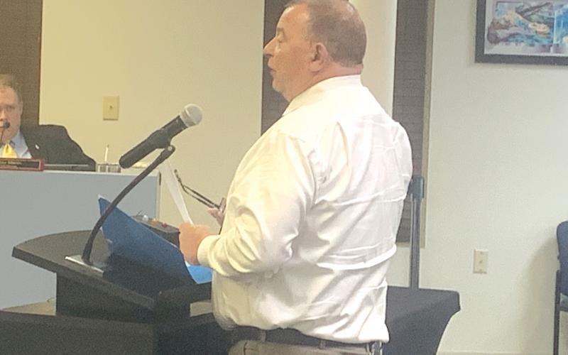 Lake City Police Chief Gerald Butler said the agency received three grants from the Florida Department of Transportation that will allow them to target impaired driving, seatbelt and speeding laws, citing the city ranks ‘poorly’ on the Highway Safety Matrix. (MORGAN MCMULLEN/Lake City Reporter)
