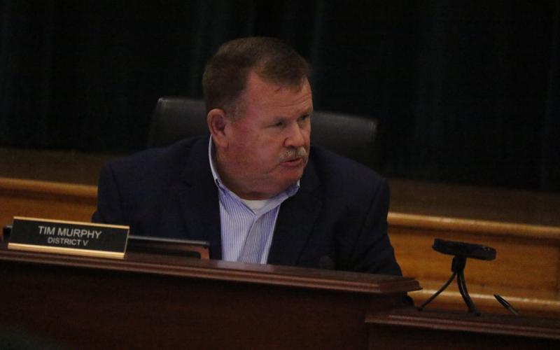 Columbia County Commission Chairman Tim Murphy said the county would do everything it can to try to stop Live Local Act developments from occurring here. (JAMIE WACHTER/Lake City Reporter)