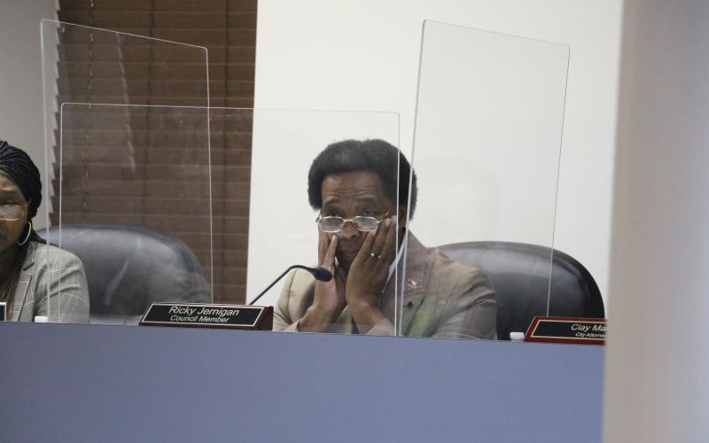 Lake City Councilman Ricky Jernigan apologized Monday for offending Florida Gateway College staff over previous comments regarding its enrollment. (MORGAN MCMULLEN/Lake City Reporter)