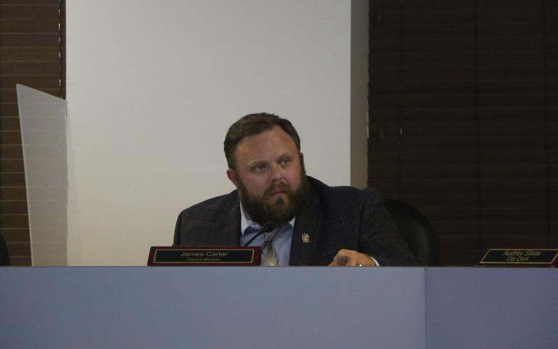 Lake City Councilman James Carter said the intentions of the Live Local Act may have merit, but also comes with consequences by taking away local control. (MORGAN MCMULLEN/Lake City Reporter)