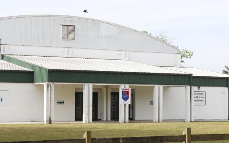 The Corporal Gary L. Edwards Memorial Gymnasium at the Douglass Center in Live Oak will be getting air conditioning and new classrooms added on as part of a state grant. The site will also include a community center thanks to a different grant. (JAMIE WACHTER/Lake City Reporter)