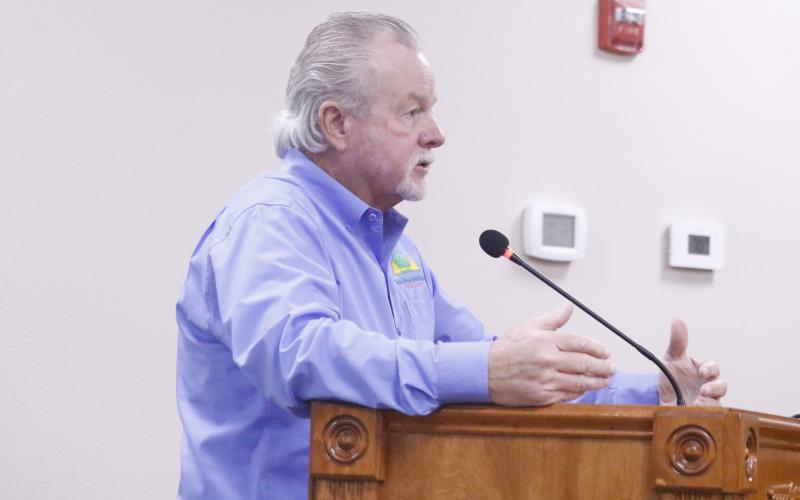 Suwannee County Administrator Greg Scott is expected to be on leave for 4-6 weeks after having heart surgery this week. (FILE)