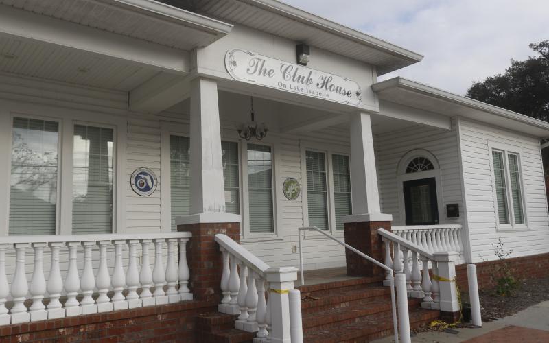 The historic Club House on Lake Isabella, owned by the City of Lake City and home to the Lake City Woman’s Club and Garden Club, needs a $600,000 renovation to address structural concerns. (FILE)