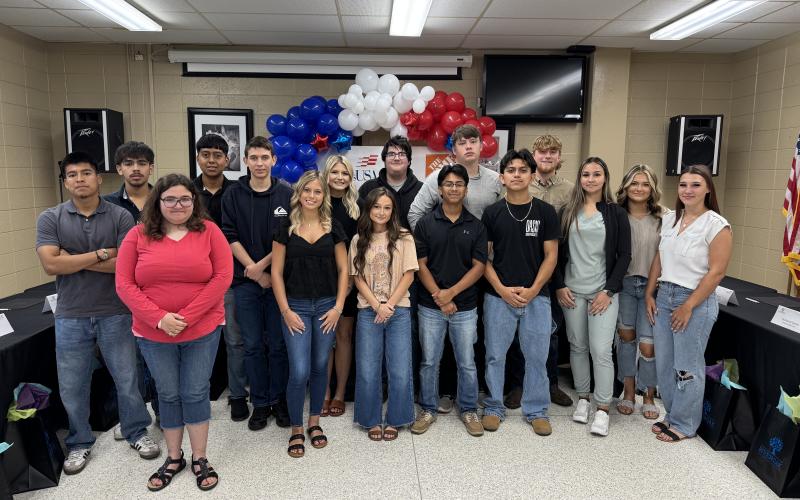RIVEROAK Technical College honored 18 students Tuesday with a SkillsUSA National Signing Day event. The event recognized students who plan to pursue a career in the skilled trades. (COURTESY)