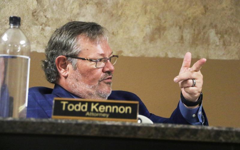 Lake Shore Hospital Authority Attorney Todd Kennon was directed to send a counter offer to the City of Lake City to try to clear the path for Meridian Healthcare to operate a mental health facility downtown. (MORGAN MCMULLEN/Lake City Reporter)
