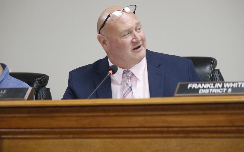 Suwannee County Commissioner Don Hale requested the board consider implementing impact fees to help the county catch up on growth and development. (JAMIE WACHTER/Lake City Reporter)