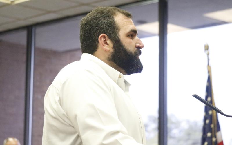 Live Oak CRA Director Nicholas Frigiola suggested the board consider some technology upgrades as projects for next year, including helping the Live Oak Police Department purchase cameras to help solve crimes. (JAMIE WACHTER/Lake City Reporter)