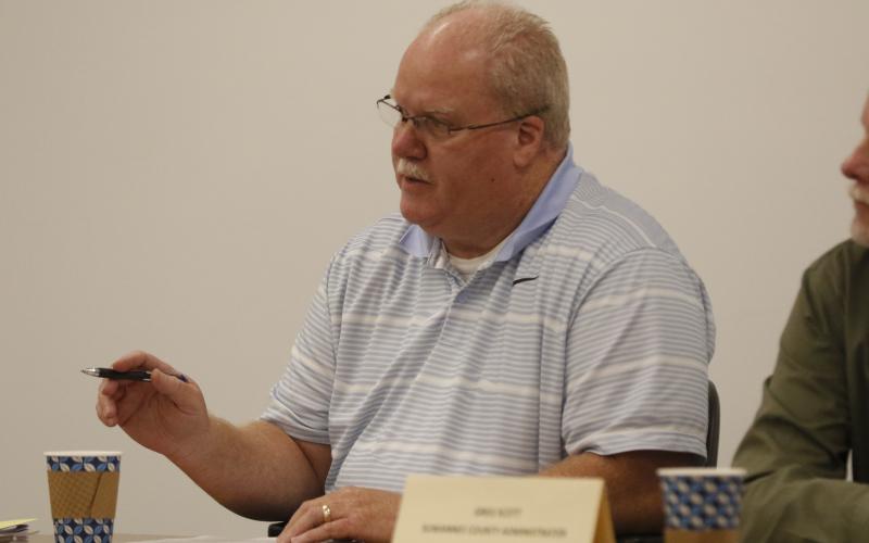 Suwannee County Administrator Shannon Roberts became the North Florida Water Utilities Authority's first executive director after the NFWUA approved a contract with him in a 3-1 vote. (JAMIE WACHTER/Lake City Reporter)