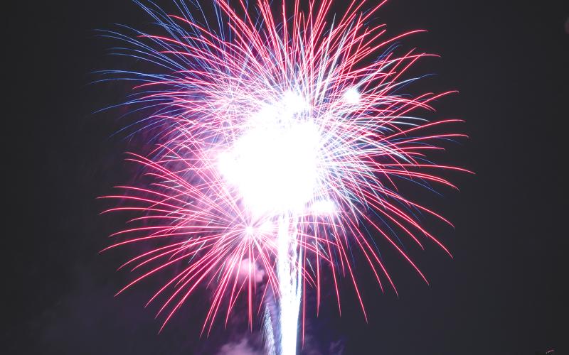 Columbia County and the City of Lake City partnered to provide an Independence Day celebration Friday at the Florida Gateway Fairgrounds. The celebration was capped by a fireworks display but also included live music, games and contests. (RAY CARPENTER/Lake City Reporter)