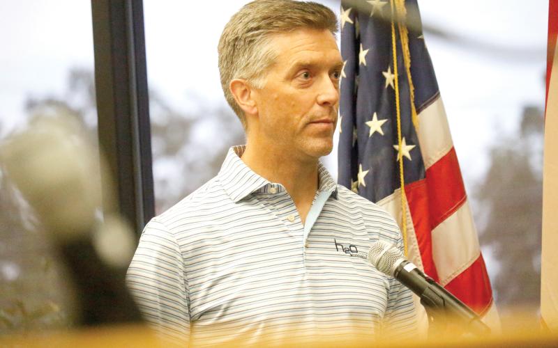 H2O Senior Vice President Derrel Wilson said the company was willing to work with the city moving forward, including a possible incentivized contract to garner full payment. (JAMIE WACHTER/Lake City Reporter)