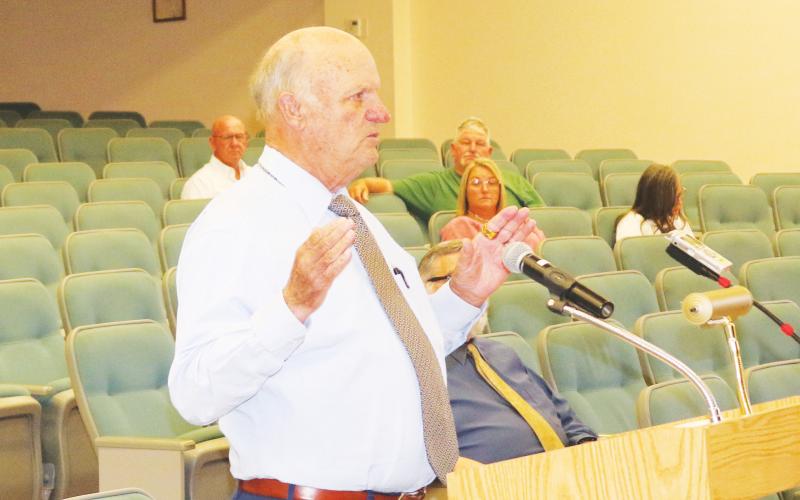 Richard Powell said state revenues aren’t keeping up with growth rates in Columbia County’s operations. (TONY BRITT/Lake City Reporter)
