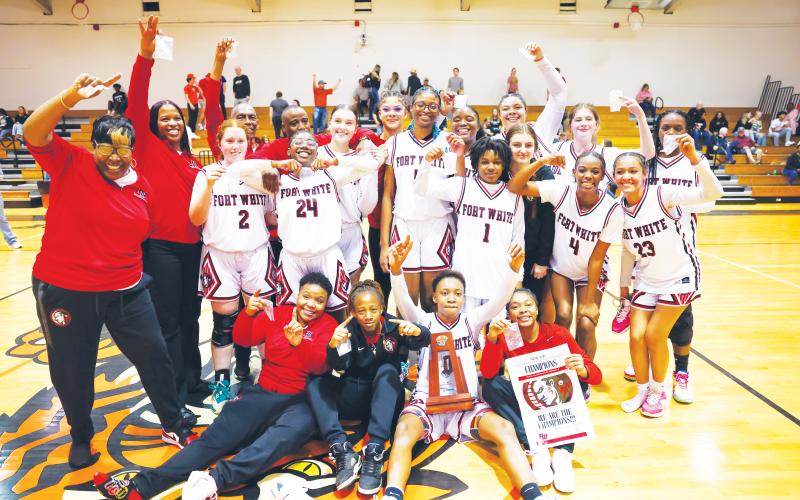 Fort White's girls basketball team won its first playoff game and was a regional finalist. (FILE)
