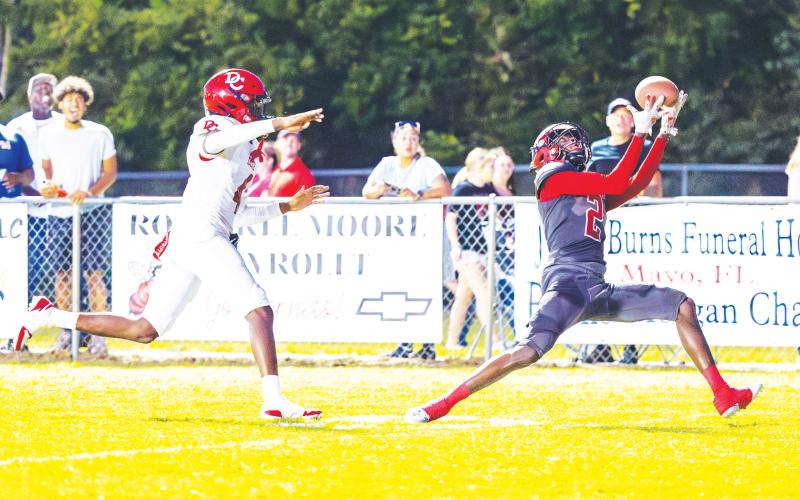Lafayette's Jordan Murphy set receiving records on the football field and also placed second at the Class 1A state meet in the triple jump. (FILE)