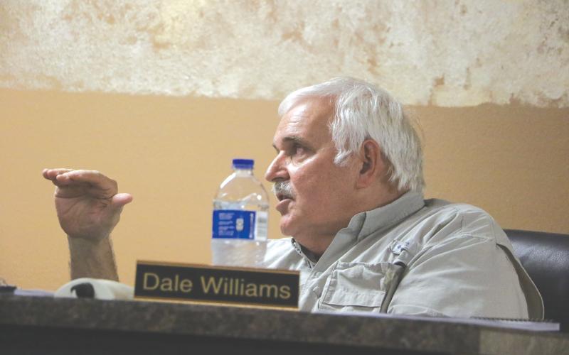 Lake Shore Hospital Authority Executive Director Dale Williams asked for the Board’s opinion on the City of Lake City expressing interest in 11.2 acres of land near NE Lake Drive. (MORGAN MCMULLEN/Lake City Reporter)