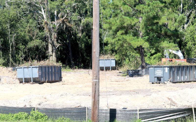 A three-acre site on the south side of Live Oak is being cleared to make way for a new Waffle House. (JAMIE WACHTER/Lake City Reporter)
