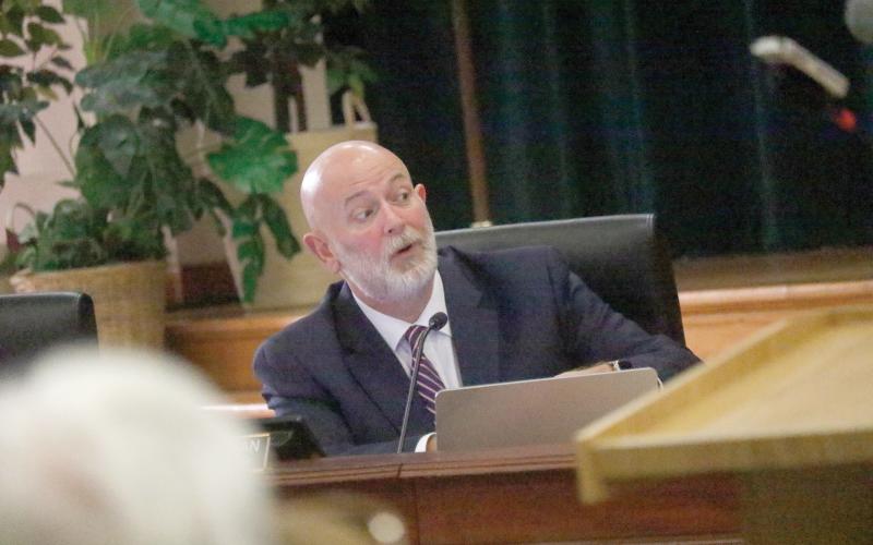 Columbia County Attorney Joel Foreman said the next year will give everybody a better idea if the North Florida Water Utilities Authority ‘experiment’ is going to work. (JAMIE WACHTER/Lake City Reporter)