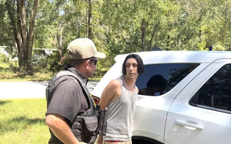 Yoseph Robinson, an 18-year-old, was arrested Friday for his role in a series of armed vehicle burglaries in Pierce County, Georgia. (COURTESY SUWANNEE COUNTY SHERIFF'S OFFICE)