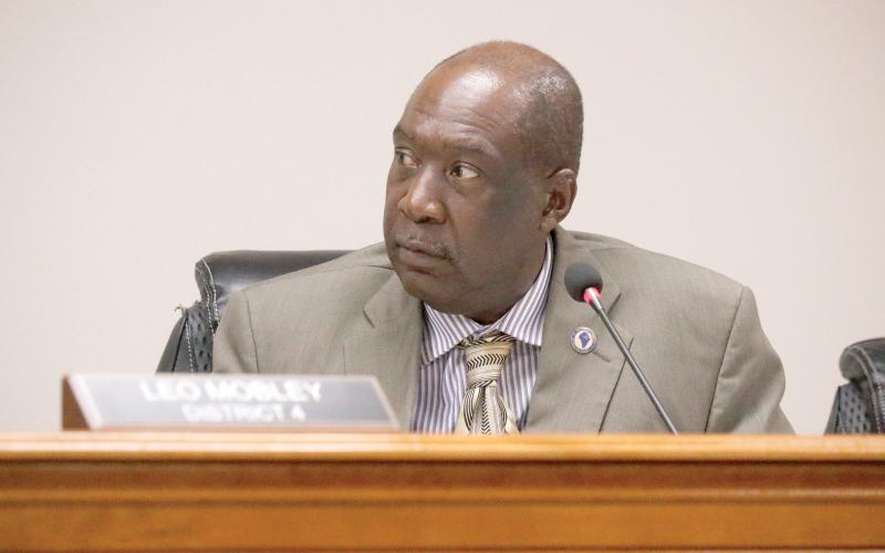 Suwannee County Commissioner Maurice Perkins made a motion to only increase the solid waste assessment $15 as a way to lessen the burden on taxpayers. (JAMIE WACHTER/Lake City Reporter)