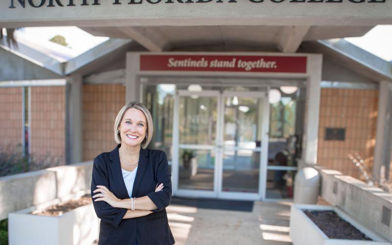 Jennifer Page will begin her tenure as the ninth president of North Florida College on Oct. 1. Page, a Suwannee County native, will be replacing John Grosskopf, who is stepping down due to health concerns. (COURTESY NORTH FLORIDA COLLEGE)
