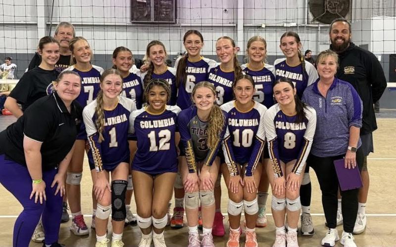 Columbia finished third at the JJVA River City Classic on Saturday. (COURTESY)