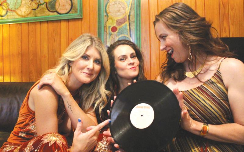 Lauren Spring (from left), Emily Stuckey Sellers and Lake City’s Rachel Grubb, the trio behind The Krickets, will soon release a compilation album called ‘If You Only Knew’ on Oct. 30. (COURTESY)