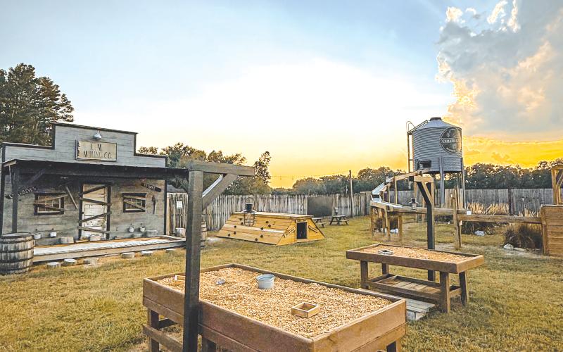 Todd Denmark has set up the old west town of Denmark Acres, a recent staple among seasonal guests as an expansive fall festival. (COURTESY)