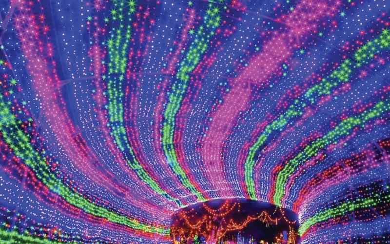 The Suwannee Lights Christmas lights drive-through display opened Friday at the Spirit of the Suwannee Music Park. It will be open through Dec. 30. (COURTESY SPIRIT OF SUWANNEE MUSIC PARK)