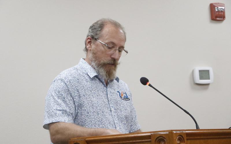Suwannee County Airport Manager John Duhaime said the written rules and regulations were needed to provide guidance to keep people operating correctly at the airport. (JAMIE WACHTER/Lake City Reporter_