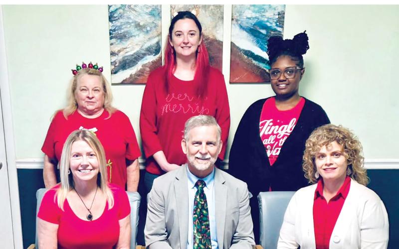 Allergy Specialty Care is celebrating 25 years of service to North Florida. Staff members include, Denise Cone (seated from left), Bill Sanders, Deanne Prescott; Kim Ward (standing from left), Jessica Presnell and Roya Wright. (COURTESY)