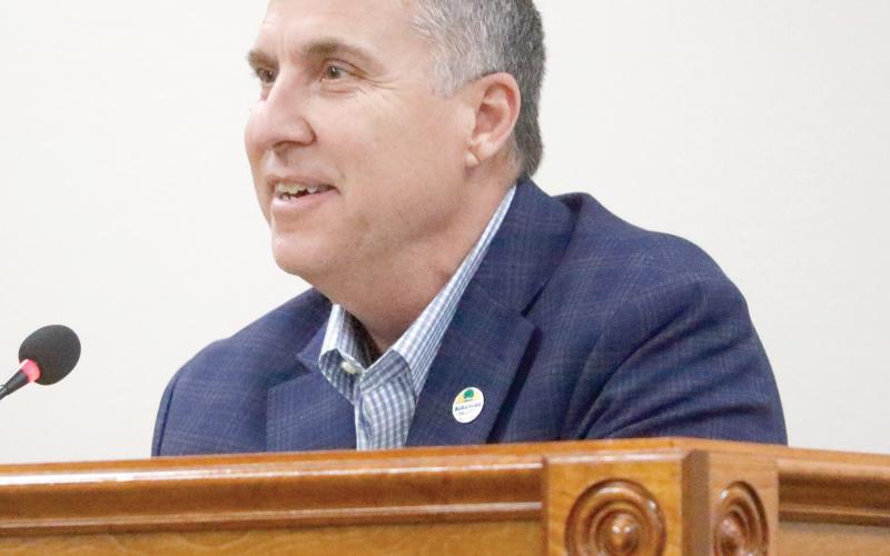 Jason Furry, Suwannee County’s interim administrator, is set to become the county’s permanent administrator. The County Commission will vote on his proposed five-year contract Tuesday. (FILE)