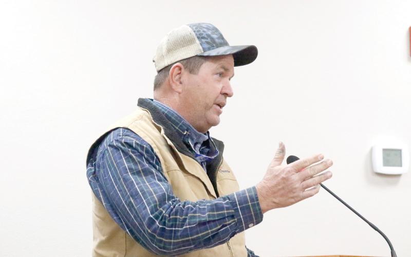 Wesley Wainwright, the chairman of the Suwannee County Fair Association, said the group wants to provide the county a parcel of land that connects to the fairgrounds to help with the county’s future plans for the site. (JAMIE WACHTER/Lake City Reporter)