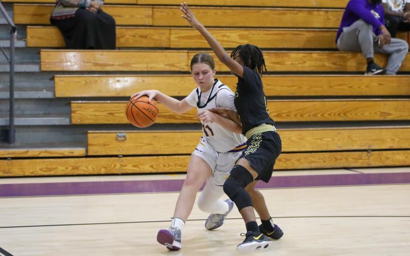 Columbia guard Kinley Cothran led the Tigers with 12 points but it wasn't enough as they fell to Chiles 62-40 in the District 2-5A quarterfinals on Monday. (FILE)