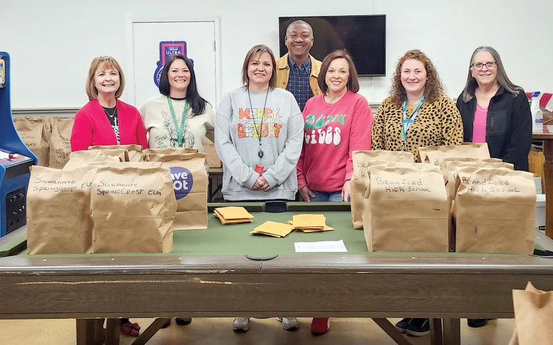 The Live Oak Elks Lodge #1165 used a $4,000 Beach Grant to privde Christmas meals for 589 people within Suwannee County. (COURTESY)