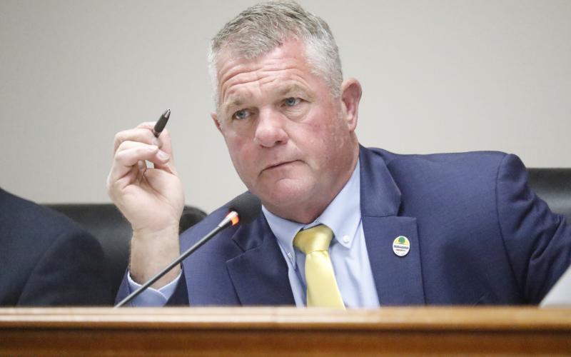 Suwannee County Commission Chairman Franklin White said he thought it was a good idea for the county to create a list of what roads it maintains. (JAMIE WACHTER/Lake City Reporter)