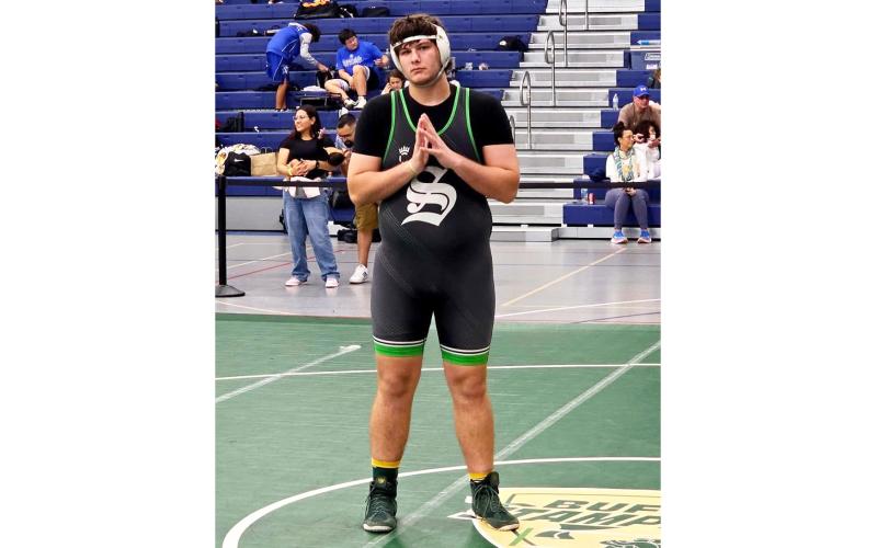 Suwannee state medalist Holden Corbin is the LCR’s Wrestler of the Year. (COURTESY)
