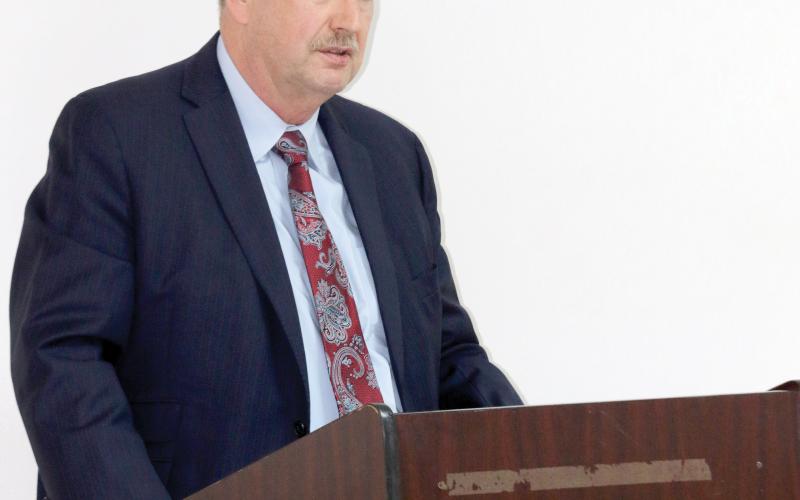 Former Lake City Manager Joe Helfenberger was hired as Fort White’s town clerk on Monday. Helfenberger will serve in the role part-time on an ‘as needed basis.’ (TONY BRITT/Lake City Reporter)