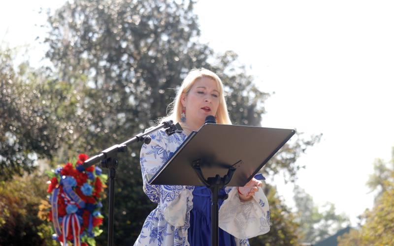 Michelle Harrison, the Freedom Fest committee chair, said the America 250 patriotic historical living timeline parade will make the annual July 4 celebration something the community will never forget. (JAMIE WACHTER/Lake City Reporter)